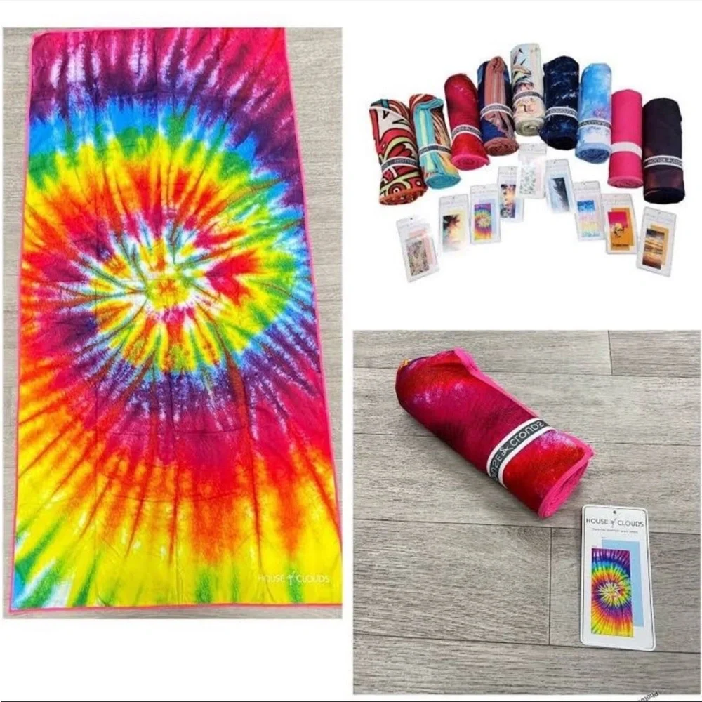 HOUSE OF CLOUDS NWT Microfiber Beach Towel “C”